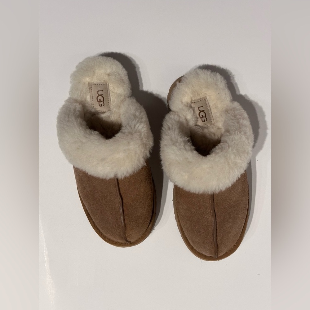 UGG Disquette Chestnut Size 7 Retro Platform Slip On Maximalist Outdoors - Picture 3 of 7